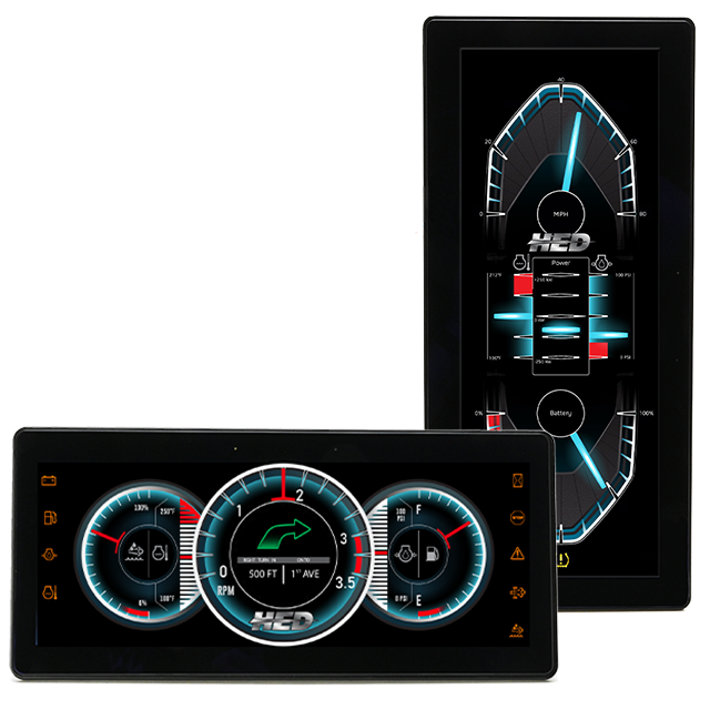 HED 715+716 rugged CAN bus Display